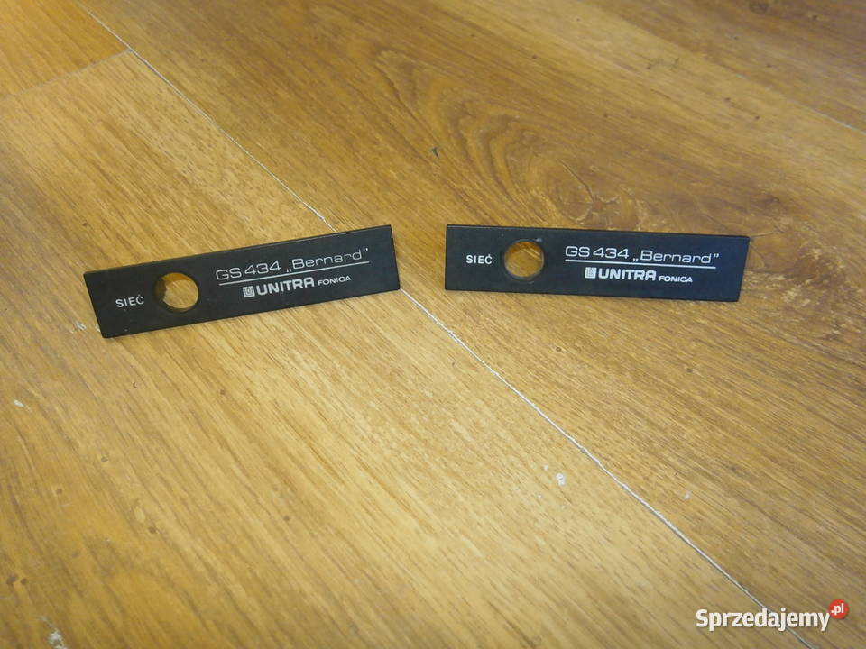 Gramofon UNITRA GS 434 BERNARD nakładka logo 2 Gramofony Łódź sprzedam