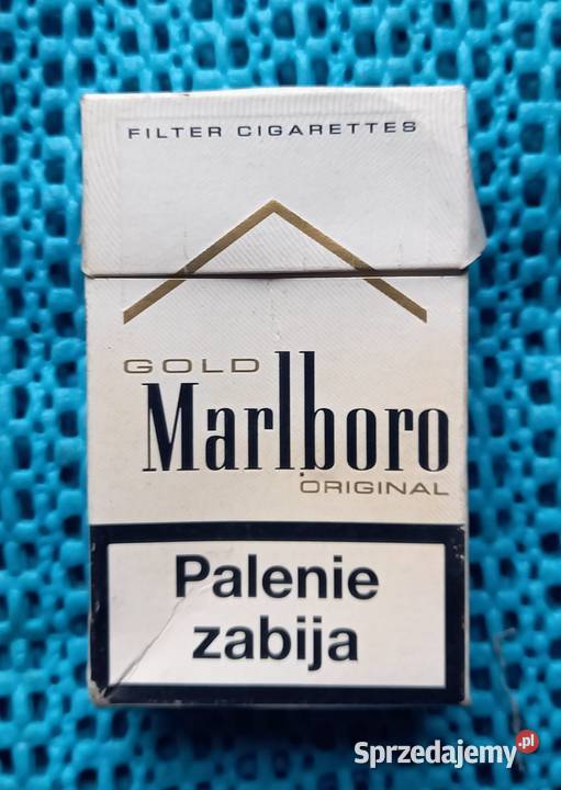 Paczka kolekcjonerska papierosów Marlboro Gold Małkinia Górna sprzedam