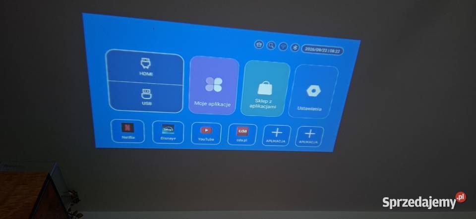PROJEKTOR RZUTNIK ANDROID TV 4K WIFI FULL HD Pozostałe świętokrzyskie