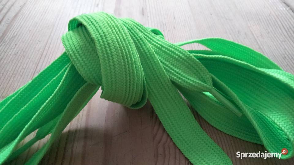 Sznurowadła płaskie długość 160 kolor jaskrawa wielkopolskie Ostrów Wielkopolski
