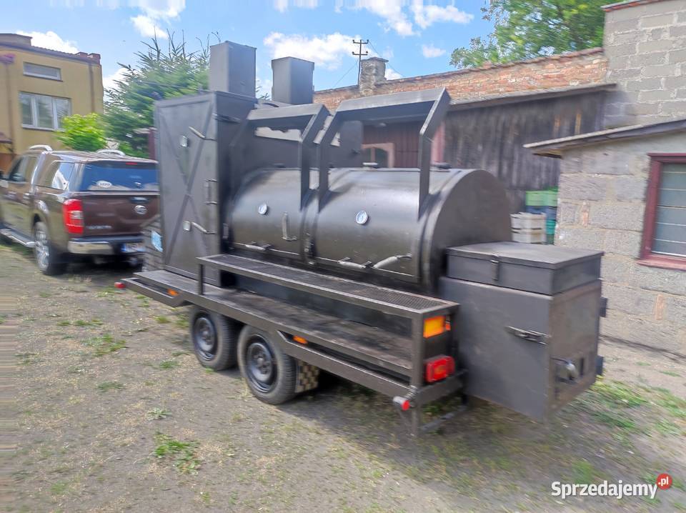 Smoker Grill Bbq mobilny katering imprezy Sękocin Nowy