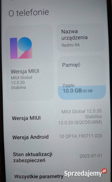 Smartfon Xiaomi Redmi 9A wielkopolskie