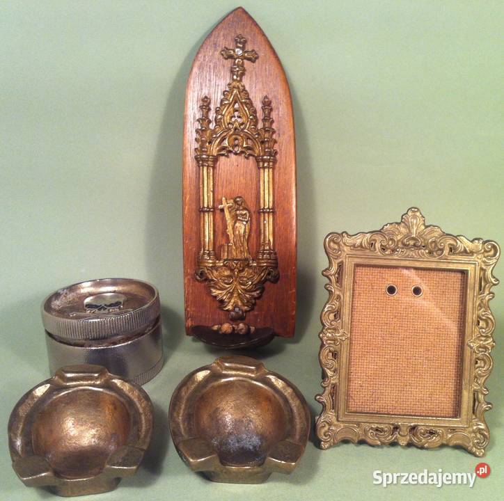 Popielniczki mosiężne w kształcie podkowy stare Pozostałe Kraków sprzedam