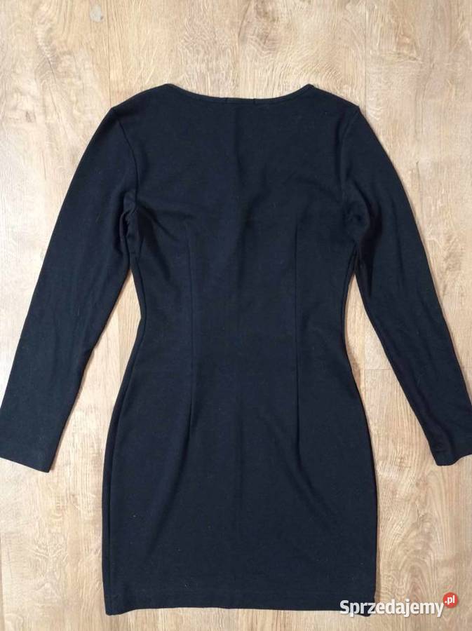 Czarna sukienka z kokardką Odzież damska podlaskie Hajnówka