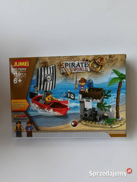 Klocki PIRATE WORLD JUMEI 110 el Statek piracki Klocki pomorskie Gdynia