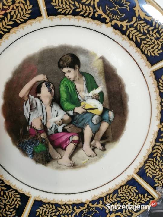 Duży talerz patera warmińsko-mazurskie Szczytno