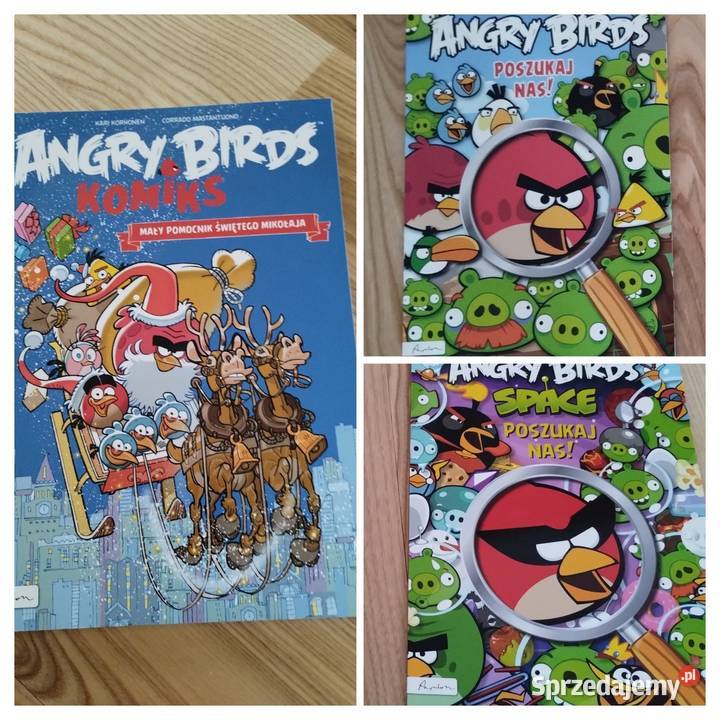 Nowe książeczki Angry Birds Łódź sprzedam