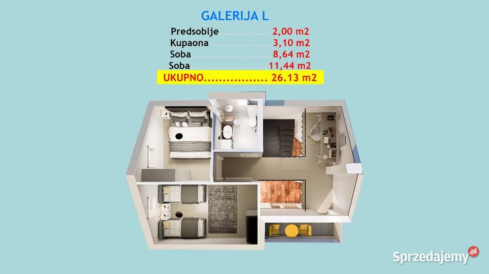 Mieszkanie na sprzedaż Makarska Chorwacja nowa 74m2 dolnośląskie Syców