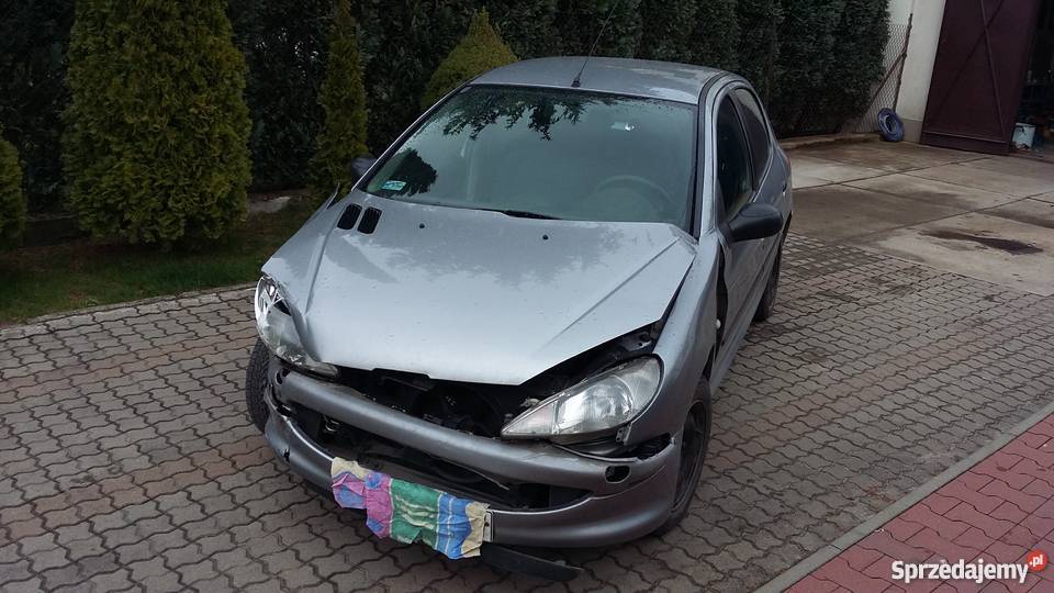Uszkodzony Peugeot 206 łódzkie Łódź