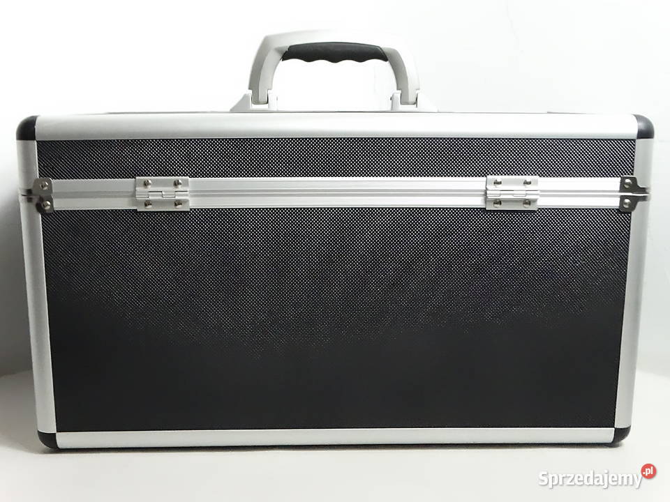 Duży Solidny Kufer Aluminiowy 49 z Szufladami Biłgoraj
