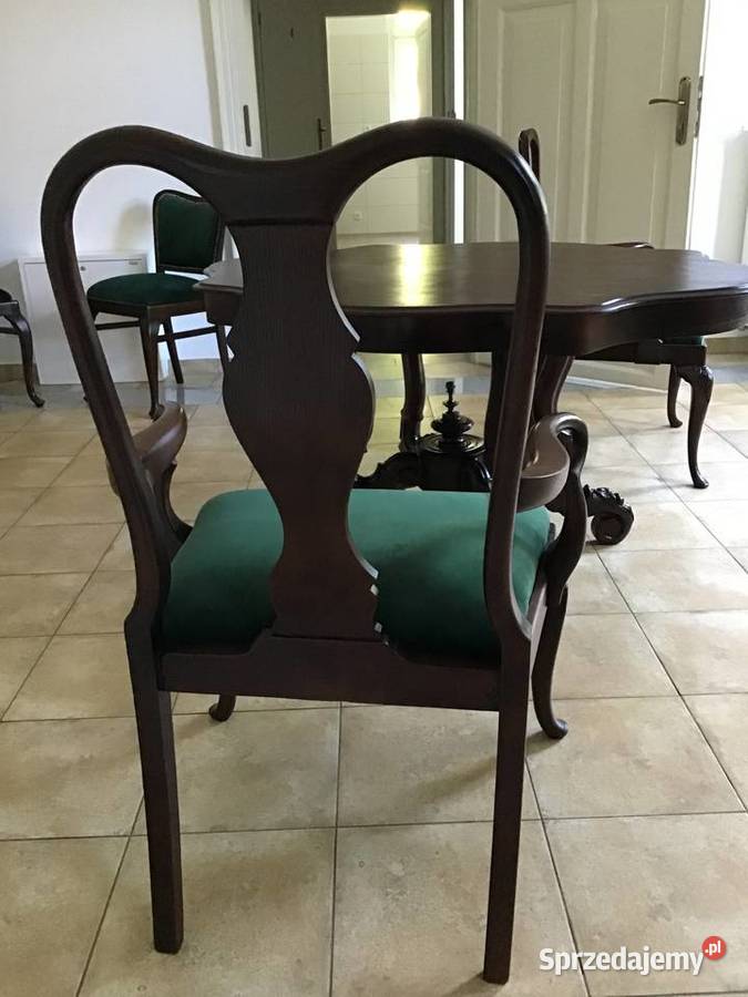 Dwa fotele tronowe fotele ludwikowskie Fotele łódzkie Wieruszów