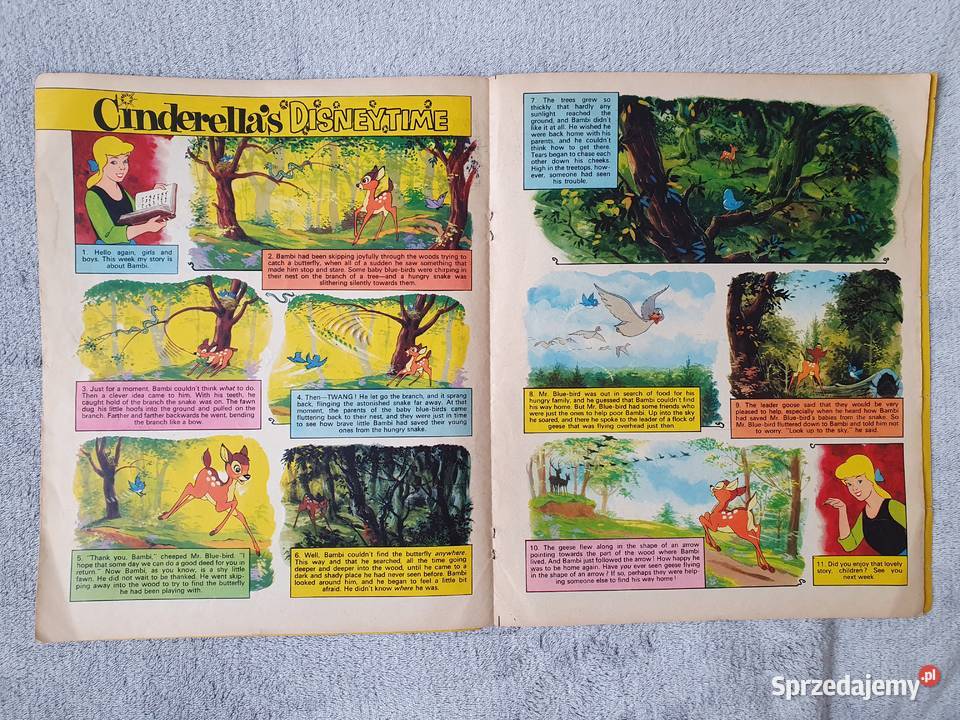 Disneyland komiks w jęz angielskim z 1973 roku Gdynia