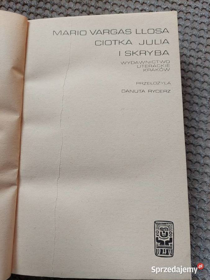 Mario Vargas Llosa Ciotka Julia i skryba miękka Kraków