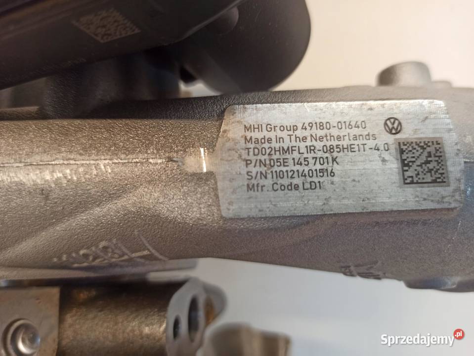 TURBINA VW SEAT AUDI 15TSI 05E145701K osobowe dolnośląskie sprzedam