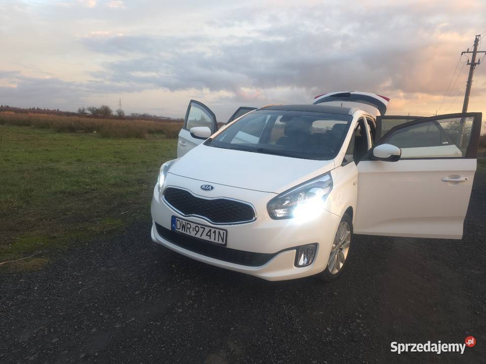 Kia Carens biały dolnośląskie Wrocław
