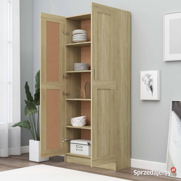 Szafka dąb sonoma 825x305x1855 materiał