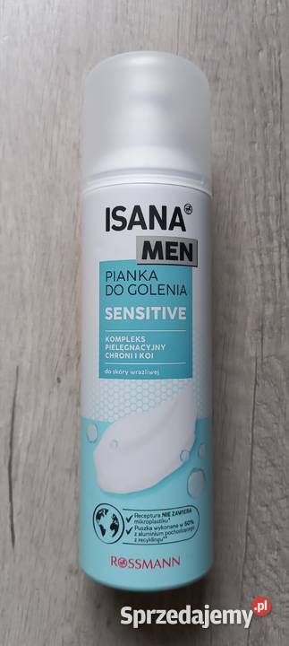 Isana Men Pianka do golenia Sensitive skóra małopolskie