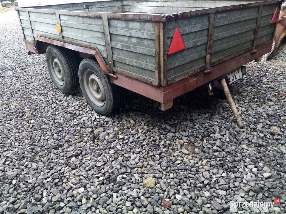 Przyczepka Samochodowa 2 osiowa 170150 koła r13 burtowe Dąbrowa Tarnowska