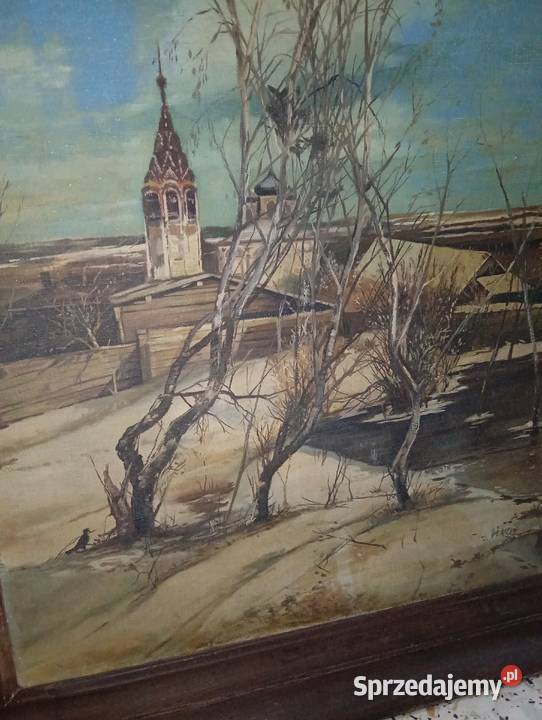 Stary obraz Malarstwo Częstochowa sprzedam