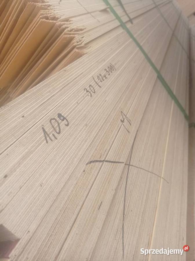 Sklejka surowa pasy 30mm 220x3000mm Pozostałe wielkopolskie Brzeźno