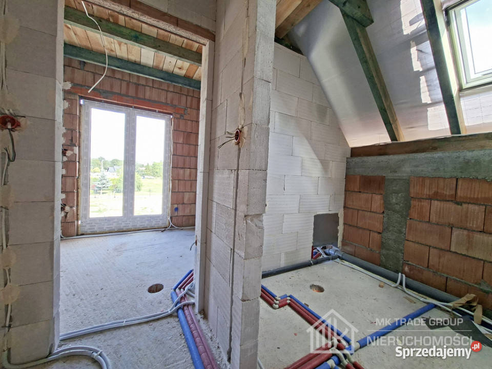 Kłaj nowy dom wolnostojący rekuperacja 94m2 cegła
