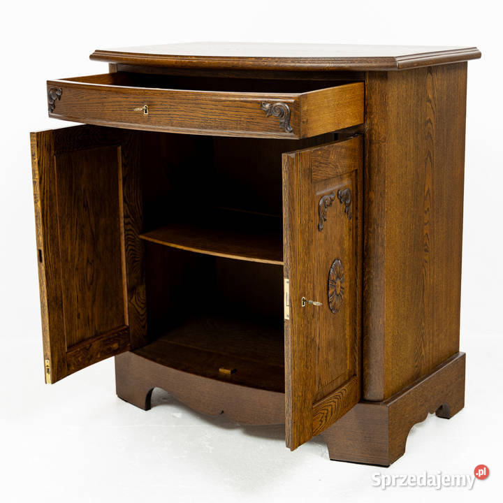 Stylowa Mała Komoda Antyk Stara Dania Dębowa Dąb wielkopolskie Swarzędz