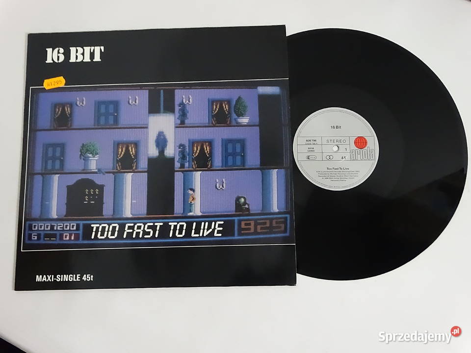 16 Bit Too Fast To Live Be Quiet MaxiSingle 1988 Biłgoraj
