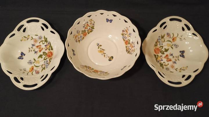Aynsley Cottage Garden 3 miski ażurowe Piła