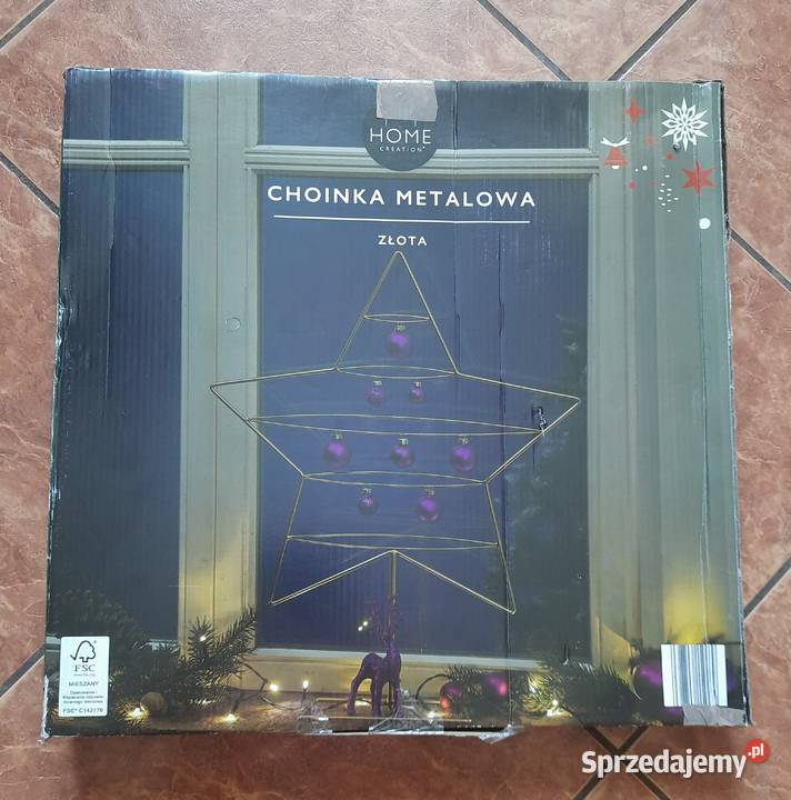 Metalowa choinka dekoracyjna marki Home Creation Morąg