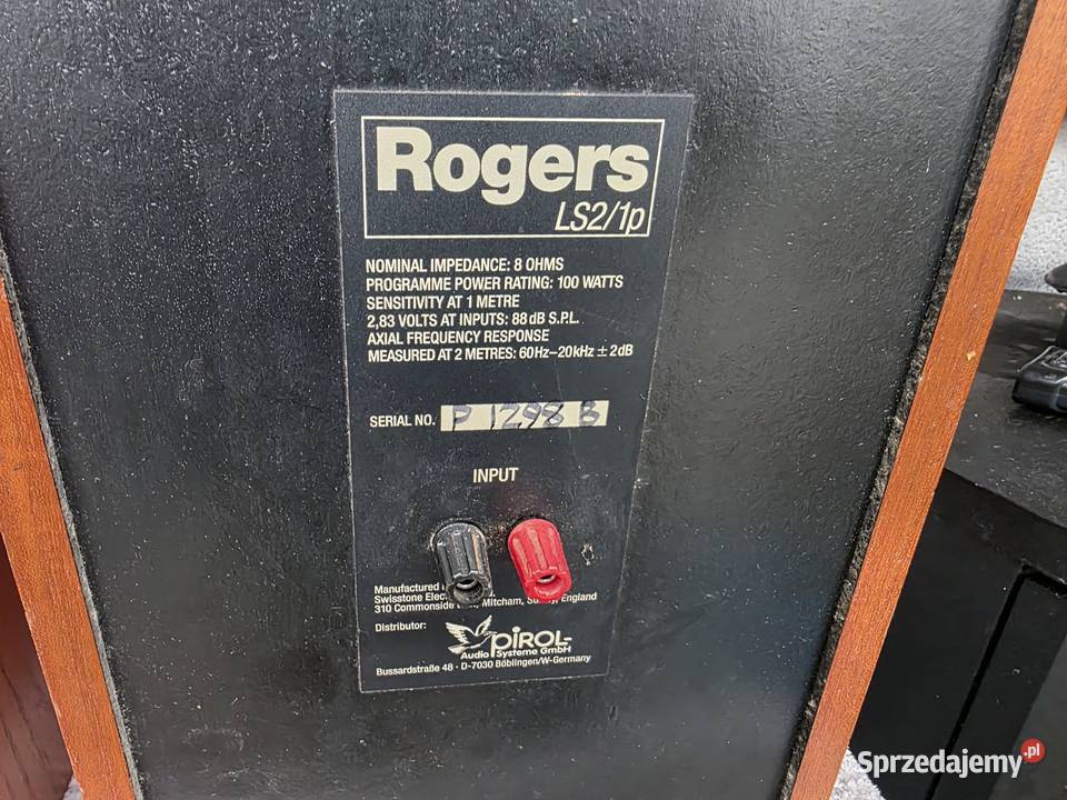 kolumny rogers LS21p vintage Chełm Śląski