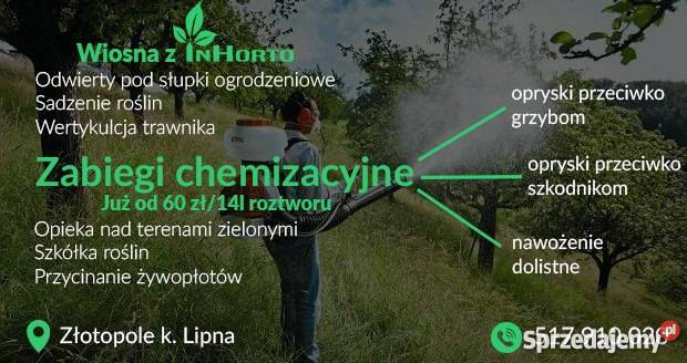 Usługi ogrodnicze trawniki żywopłoty i inne kujawsko-pomorskie
