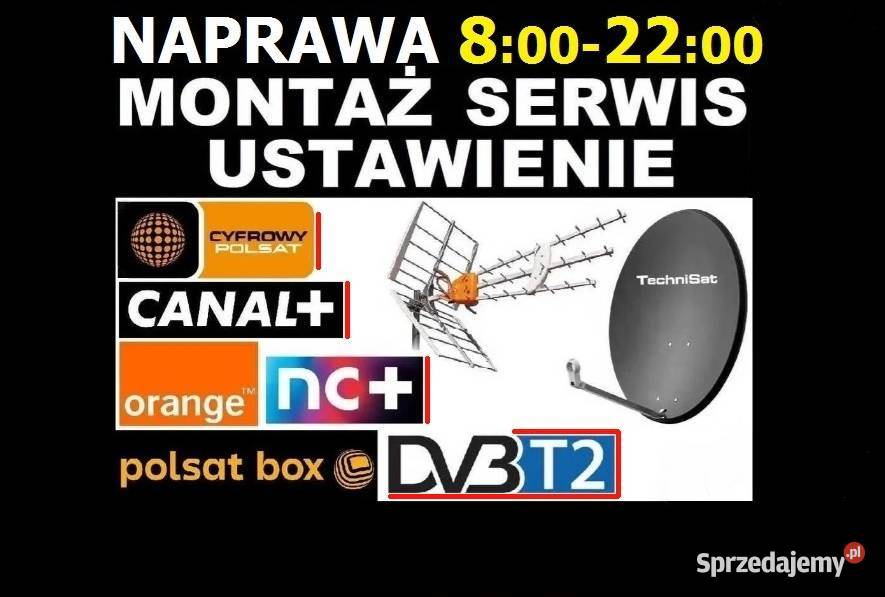 Montaż Anteny Ustawienie Anteny Naprawa anteny Łódź