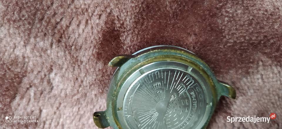 zegarek ruski mechanizm chodzi wodoodporny