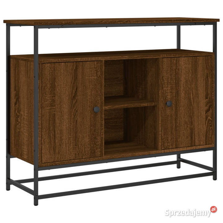 Komoda brązowy dąb 100x35x80 materiał sprzedam