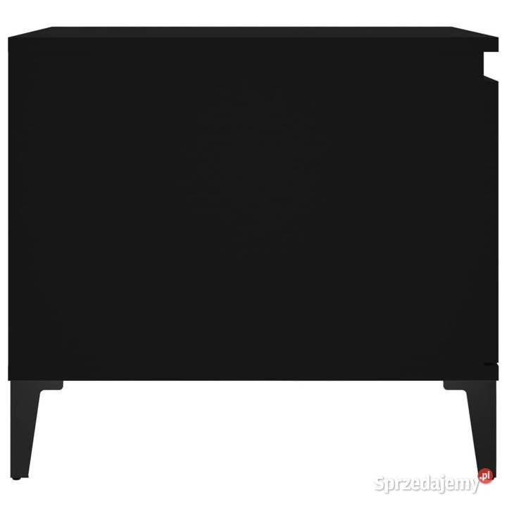 Stolik kawowy czarny 100x50x45 materiał mazowieckie