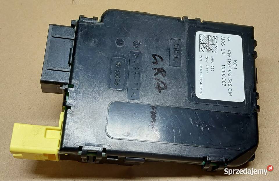 STEROWNIK CZUJNIK KĄTA SKRĘTU VW AUDI SEAT SKODA osobowe Mielęcin sprzedam