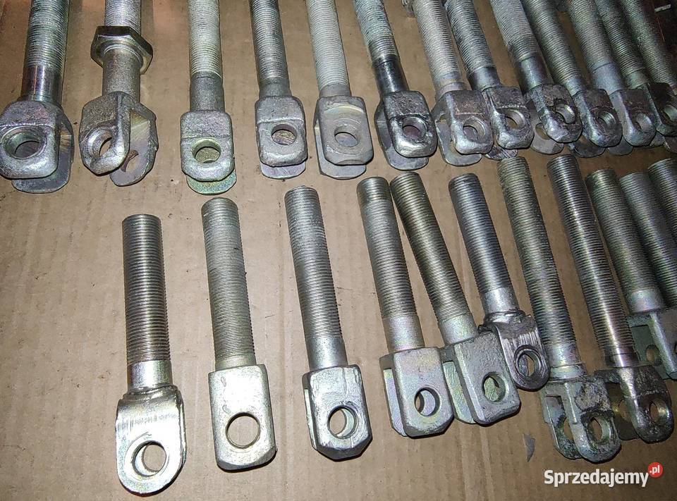 Mocowanie cięgna uchwyty ramy bocznego wózka Leszno sprzedam