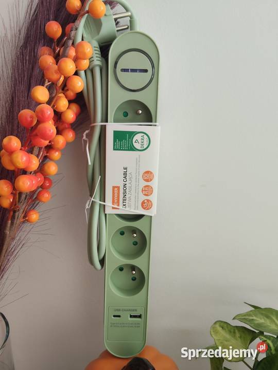 Listwa zasilająca przedłużacz HYKKER funkcja USB dolnośląskie Wrocław