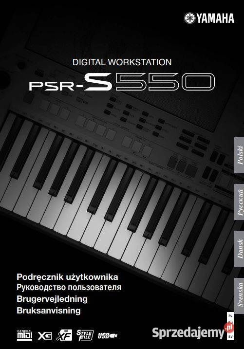 Polska instrukcja obsługi do Roland Yamaha KORG Szydłowiec sprzedam