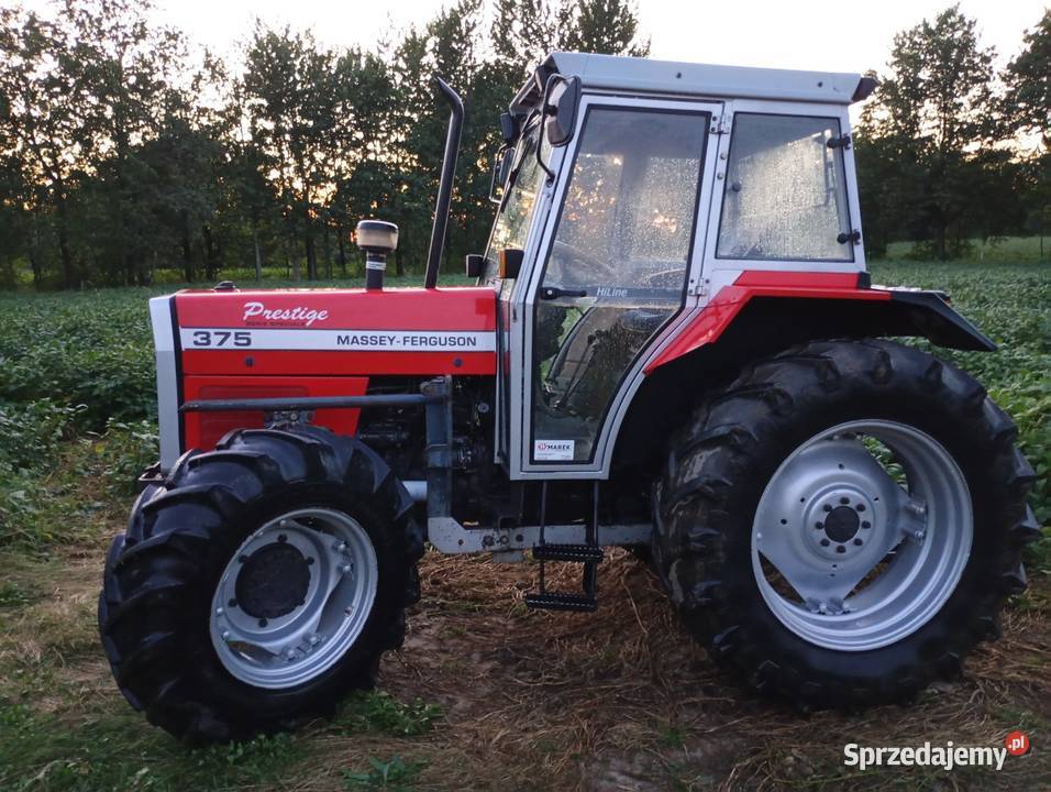 Massey Ferguson 375 Napęd 4x4 1990 7000 mth Stan Pneumatyczne siedzenie małopolskie Dąbrowa Tarnowska
