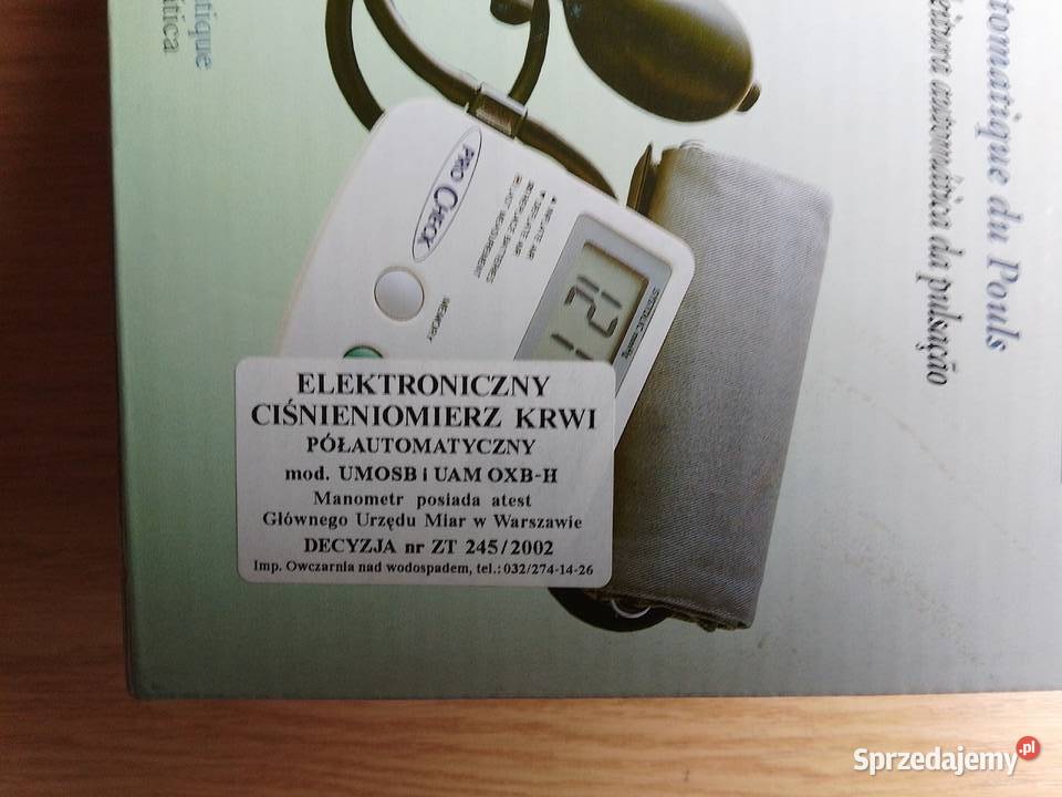 Ciśnieniomierz Półautomatyczny Pro Check UM05B Pszczyna