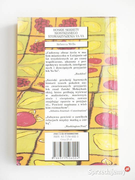 Boskie sekrety siostrzanego stowarzyszenia YaYa Rok wydania 2000 Kraków