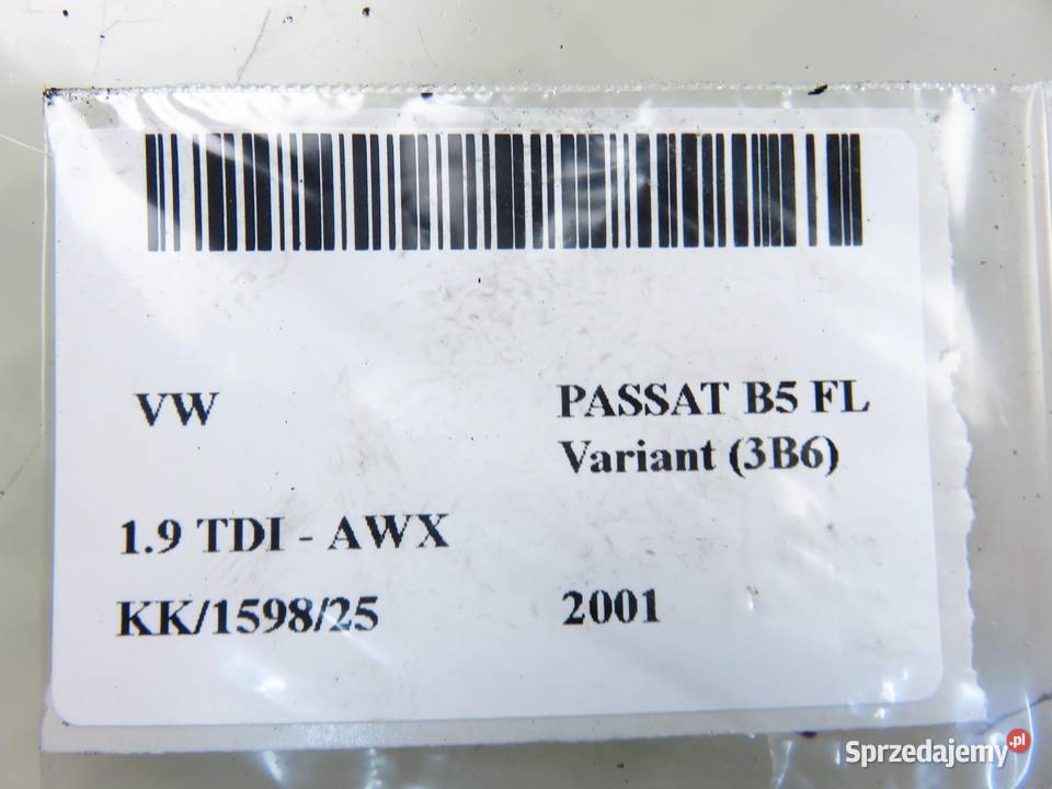 PRZEPŁYWOMIERZ VW PASSAT B5 19 TDI 722684140 osobowe Przepływomierze