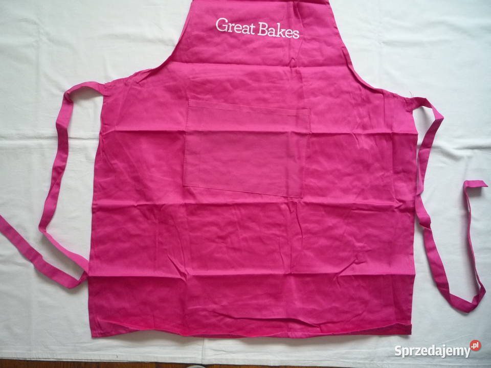 Nowy Różowy Fartuch kuchenny z kieszenią zachodniopomorskie Szczecin