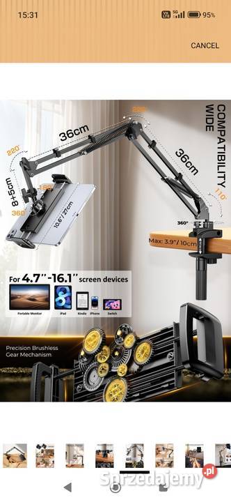 Uchwyt na tablet TRYONE