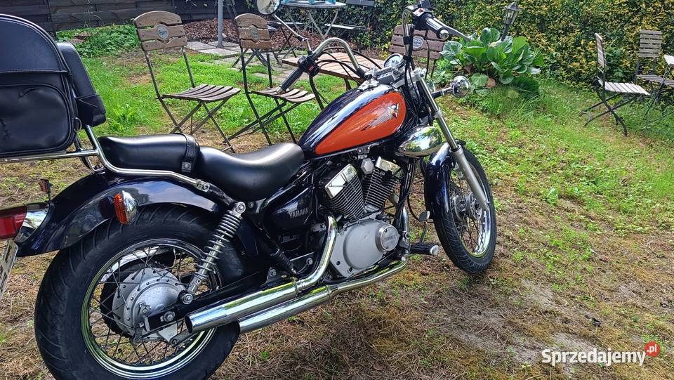 Virago 125 2001 przebieg 14500 oparcie kufer Kraków