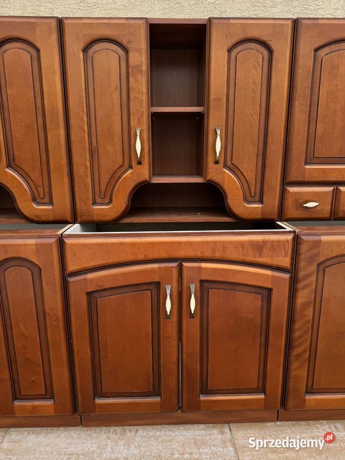 Komplet mebli kuchennych Bawaria szafki kredens mazowieckie