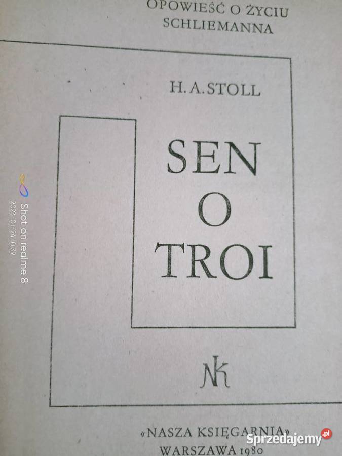 Sen o Troi książki historyczne księgarnia Praga