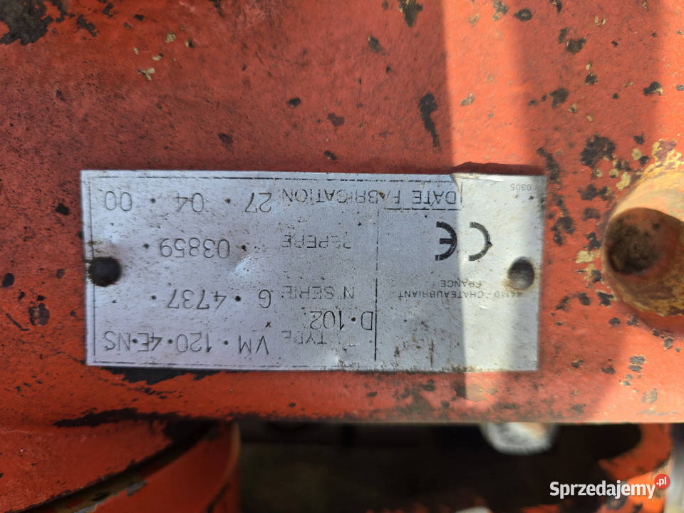 Pług ażurowy obrotowy 5 skibowy KUHN VARIMASTER warmińsko-mazurskie Włosty sprzedam