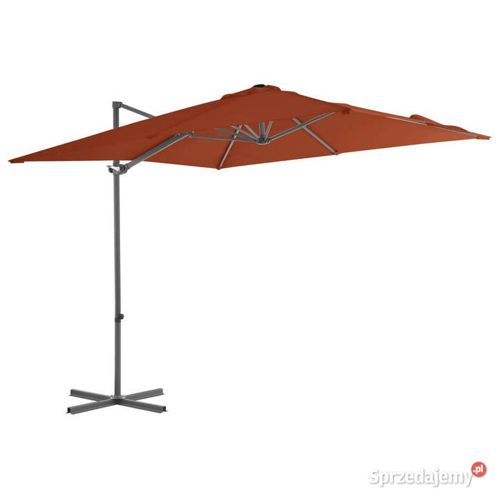 Parasol wiszący ze stalowym słupkiem 250x250 Warszawa